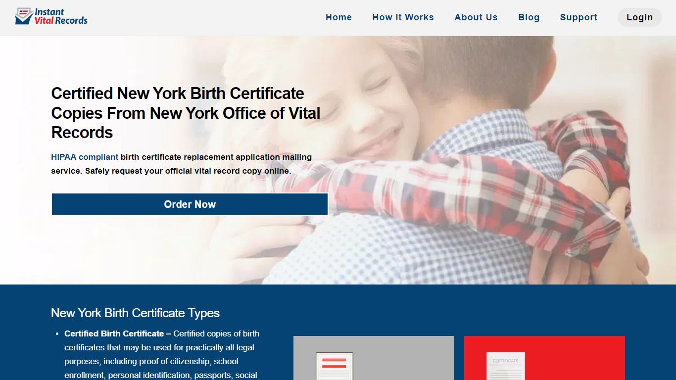 New York Birth Certificate Replacement - InstantVitalRecords